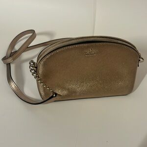 Kate Spade Rose-gold round top Crossbody